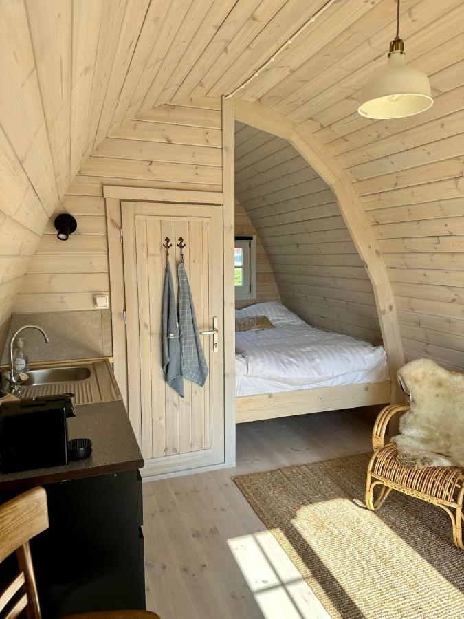 Lodge, Een Super Knus Tiny House, Nabij Vaarwater En Haven! Belt-Schutsloot 外观 照片